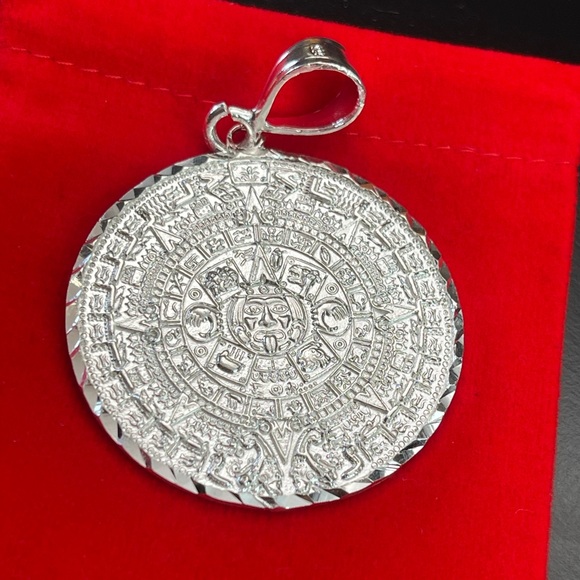Other - Sterling silver 925 Aztec Mexican calendar pendant